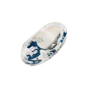 イシダ 箸置き 4cm 小判 見返り美人 箸置 プラスチック 浪裏 681469 イシダ 箸置き 4cm 小判 見返り美人 箸置 プラスチック 浪裏 681469