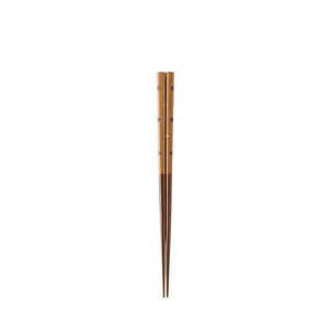 イシダ 箸 23cm 水玉 組木箸 木製 ハシ23CMミズタマグミキハシモクセ