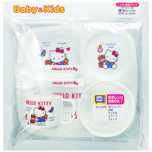 オーエスケー ハローキティ 子供食器セット BG-130 オーエスケー ハローキティ 子供食器セット BG-130