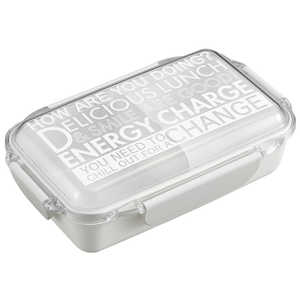 オーエスケー ENERGY CHARGE ランチボックス 750ml(仕切付) ホワイト PCD750