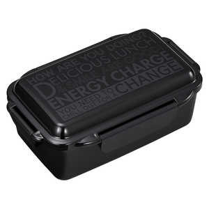 オーエスケー ENERGY CHARGE ランチボックス 650ml(仕切付) ブラック PCD650