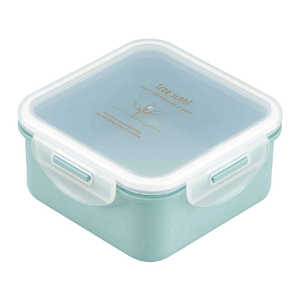オーエスケー お弁当箱 500ml フードコンテナ ひのきのぷら No.3 ブルー PCL7