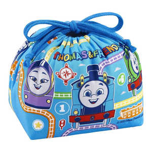 オーエスケー キャラクター 巾着弁当袋 きかんしゃトーマス2 OSKKB1 オーエスケー キャラクター 巾着弁当袋 きかんしゃトーマス2 OSKKB1