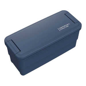 オーエスケー お弁当箱 コンフォータブル 650ml 2段 ネイビー PCW650D
