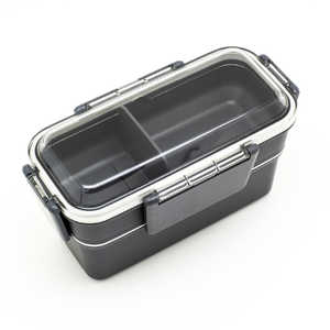 オーエスケー 弁当箱 700ml カームカラー ランチボックス二段 仕切付 PCW700S