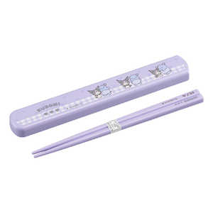 オーエスケー 箸箱セット 引フタ 19.5cm クロミ HS16