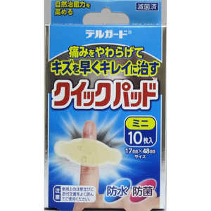 阿蘇製薬 デルガード クイックパッド ミニ 10枚入 阿蘇製薬 デルガード クイックパッド ミニ 10枚入