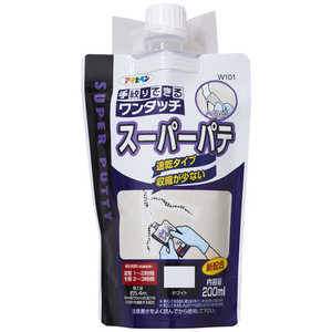 アサヒペン AP ワンタッチスーパーパテ 200ml WH 9019327