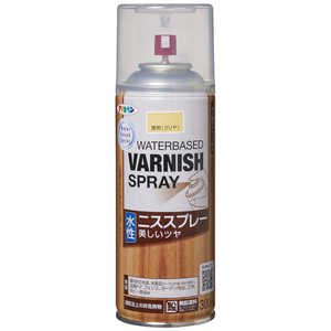アサヒペン 水性ニススプレー 300ml 透明(クリヤ) 9019312 アサヒペン 水性ニススプレー 300ml 透明(クリヤ) 9019312