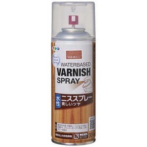 アサヒペン 水性ニススプレー 300ml マホガニー 9019316 アサヒペン 水性ニススプレー 300ml マホガニー 9019316