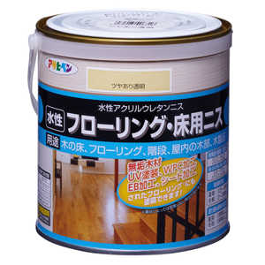 アサヒペン 水性フローリング床用ニス 0.7L ツヤあり透明 9018902