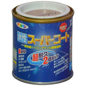 アサヒペン 水性スーパーコート 1/12L (バーチブラウン) AP9011447_ アサヒペン 水性スーパーコート 1/12L (バーチブラウン) AP9011447_