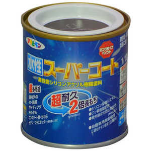 アサヒペン 水性スーパーコート 1/12L (こげ茶) AP9011418_ アサヒペン 水性スーパーコート 1/12L (こげ茶) AP9011418_