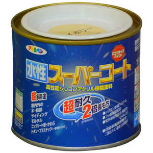アサヒペン 水性スーパーコート 1/5L (アイボリー) AP9011378_ アサヒペン 水性スーパーコート 1/5L (アイボリー) AP9011378_
