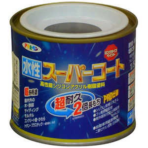 アサヒペン 水性スーパーコート 1/5L (銀黒) AP9011385_ アサヒペン 水性スーパーコート 1/5L (銀黒) AP9011385_
