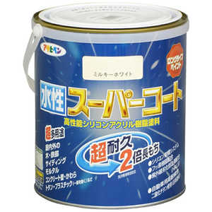 アサヒペン 水性スーパーコート 1.6L (ミルキーホワイト) AP900047_ アサヒペン 水性スーパーコート 1.6L (ミルキーホワイト) AP900047_
