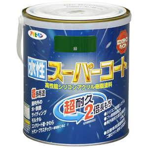 アサヒペン 水性スーパーコート 1.6L (緑) AP900079_ アサヒペン 水性スーパーコート 1.6L (緑) AP900079_