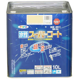 アサヒペン 水性スーパーコート 10L (ハーベストイエロー) AP9011465_ アサヒペン 水性スーパーコート 10L (ハーベストイエロー) AP9011465_