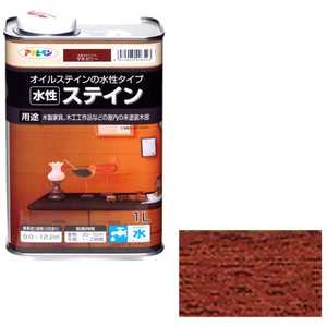アサヒペン 水性ステイン 1L (マホガニー) AP9010520_ アサヒペン 水性ステイン 1L (マホガニー) AP9010520_