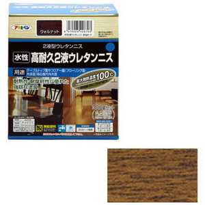 アサヒペン 水性2液ウレタンニス 300gセット (ウォルナット) AP9010540_ アサヒペン 水性2液ウレタンニス 300gセット (ウォルナット) AP9010540_