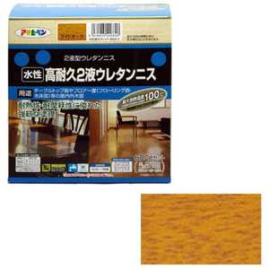 アサヒペン 水性2液ウレタンニス 600gセット (ライトオーク) AP9010549_ アサヒペン 水性2液ウレタンニス 600gセット (ライトオーク) AP9010549_