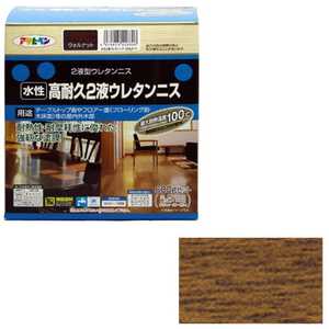 アサヒペン 水性2液ウレタンニス 600gセット (ウォルナット) AP9010548_ アサヒペン 水性2液ウレタンニス 600gセット (ウォルナット) AP9010548_