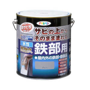 アサヒペン 水性高耐久鉄部用 3L グレー 9018971 アサヒペン 水性高耐久鉄部用 3L グレー 9018971