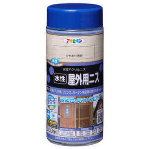 アサヒペン 水性屋外用ニス 300ML ツヤあり透明 9018906 アサヒペン 水性屋外用ニス 300ML ツヤあり透明 9018906