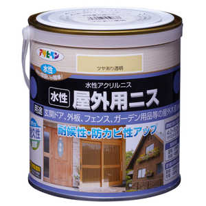 アサヒペン 水性屋外用ニス 0.7L ツヤあり透明 9018908 アサヒペン 水性屋外用ニス 0.7L ツヤあり透明 9018908