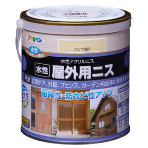 アサヒペン 水性屋外用ニス 0.7L 半ツヤ透明 9018909 アサヒペン 水性屋外用ニス 0.7L 半ツヤ透明 9018909