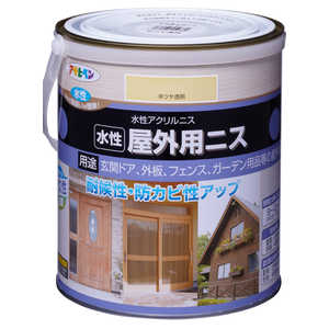 アサヒペン 水性屋外用ニス 1.6L 半ツヤ透明 9018911 アサヒペン 水性屋外用ニス 1.6L 半ツヤ透明 9018911