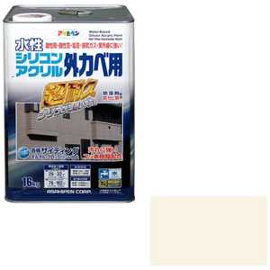 アサヒペン 水性シリコンアクリル外かべ用 16kg (アイボリー) AP9010573_ アサヒペン 水性シリコンアクリル外かべ用 16kg (アイボリー) AP9010573_