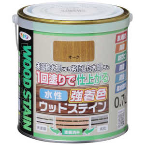 アサヒペン 水性強着色ウッドステイン 0.7L オーク 464576 アサヒペン 水性強着色ウッドステイン 0.7L オーク 464576