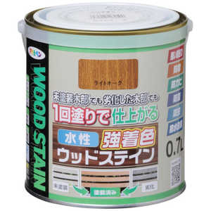 アサヒペン 水性強着色ウッドステイン 0.7L ライトオーク 464590 アサヒペン 水性強着色ウッドステイン 0.7L ライトオーク 464590