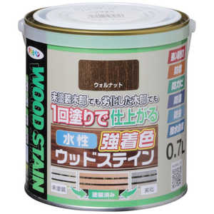 アサヒペン 水性強着色ウッドステイン 0.7L ウォルナット 464613 アサヒペン 水性強着色ウッドステイン 0.7L ウォルナット 464613