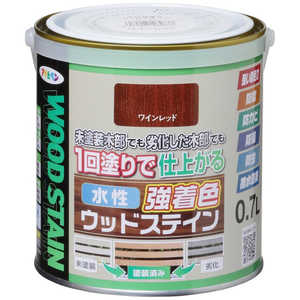 アサヒペン AP 水性強着色ウッドステイン 0.7L ワインレッド 9019121 アサヒペン AP 水性強着色ウッドステイン 0.7L ワインレッド 9019121