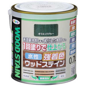 アサヒペン AP 水性強着色ウッドステイン 0.7L オリエントブルー 9019122 アサヒペン AP 水性強着色ウッドステイン 0.7L オリエントブルー 9019122