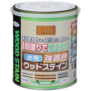 アサヒペン 水性強着色ウッドステイン 1.6L ライトオーク 464712 アサヒペン 水性強着色ウッドステイン 1.6L ライトオーク 464712