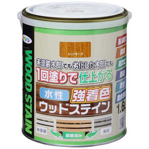 アサヒペン AP 水性強着色ウッドステイン 1.6L レッドオーク 9019130 アサヒペン AP 水性強着色ウッドステイン 1.6L レッドオーク 9019130