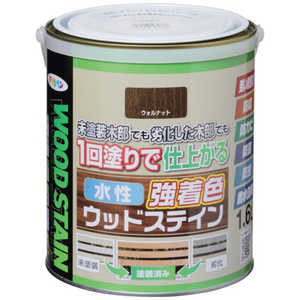 アサヒペン 水性強着色ウッドステイン 1.6L ウォルナット 464736 アサヒペン 水性強着色ウッドステイン 1.6L ウォルナット 464736