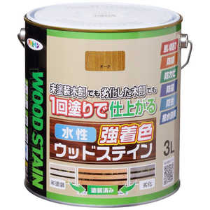 アサヒペン AP 水性強着色ウッドステイン 3L オーク 9019139 アサヒペン AP 水性強着色ウッドステイン 3L オーク 9019139