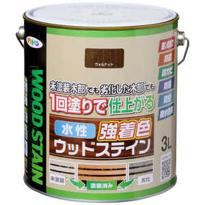 アサヒペン AP 水性強着色ウッドステイン 3L ウォルナット 9019142 アサヒペン AP 水性強着色ウッドステイン 3L ウォルナット 9019142