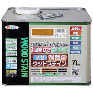 アサヒペン AP 水性強着色ウッドステイン 7L ライトオーク 9019147 アサヒペン AP 水性強着色ウッドステイン 7L ライトオーク 9019147