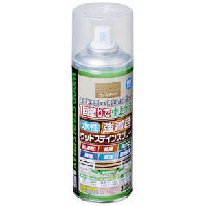 アサヒペン 水性強着色ウッドステインスプレー 300ML ウォルナット 465481 アサヒペン 水性強着色ウッドステインスプレー 300ML ウォルナット 465481