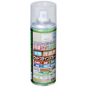 アサヒペン 水性強着色ウッドステインスプレー 300ML ホワイト 465528 アサヒペン 水性強着色ウッドステインスプレー 300ML ホワイト 465528