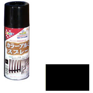 アサヒペン カラーアルミスプレー 300mL (黒) AP901208_ アサヒペン カラーアルミスプレー 300mL (黒) AP901208_