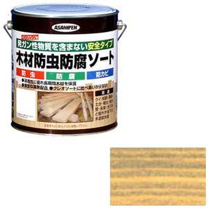 アサヒペン 木材防虫防腐ソート 2.5L (透明 (クリヤ)) AP9011623_ アサヒペン 木材防虫防腐ソート 2.5L (透明 (クリヤ)) AP9011623_