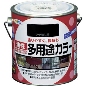 アサヒペン 油性多用途カラー 0.7L ツヤ消し黒 536792 アサヒペン 油性多用途カラー 0.7L ツヤ消し黒 536792