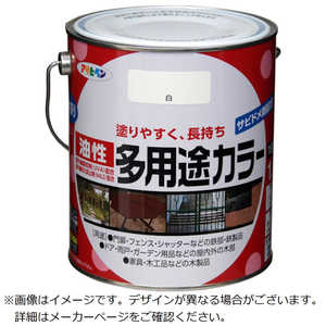 アサヒペン アサヒペン 油性多用途カラー 1.6L 白 AP9016569_