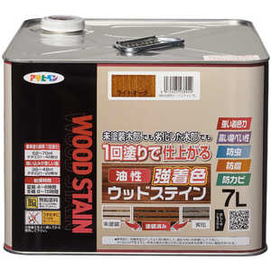 アサヒペン 油性強着色ウッドステイン 7L ライトオーク 9018827 アサヒペン 油性強着色ウッドステイン 7L ライトオーク 9018827